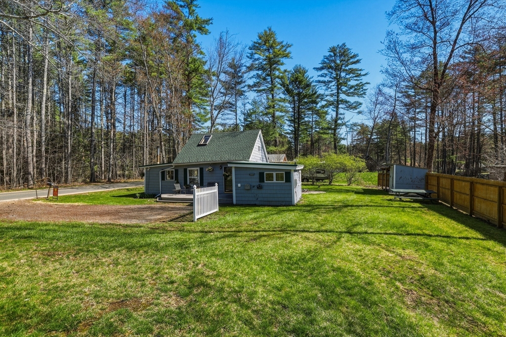 133 Lakeview Road Shutesbury, MA 01072 - Photo 19 of 24 a view of a house with a swimming pool