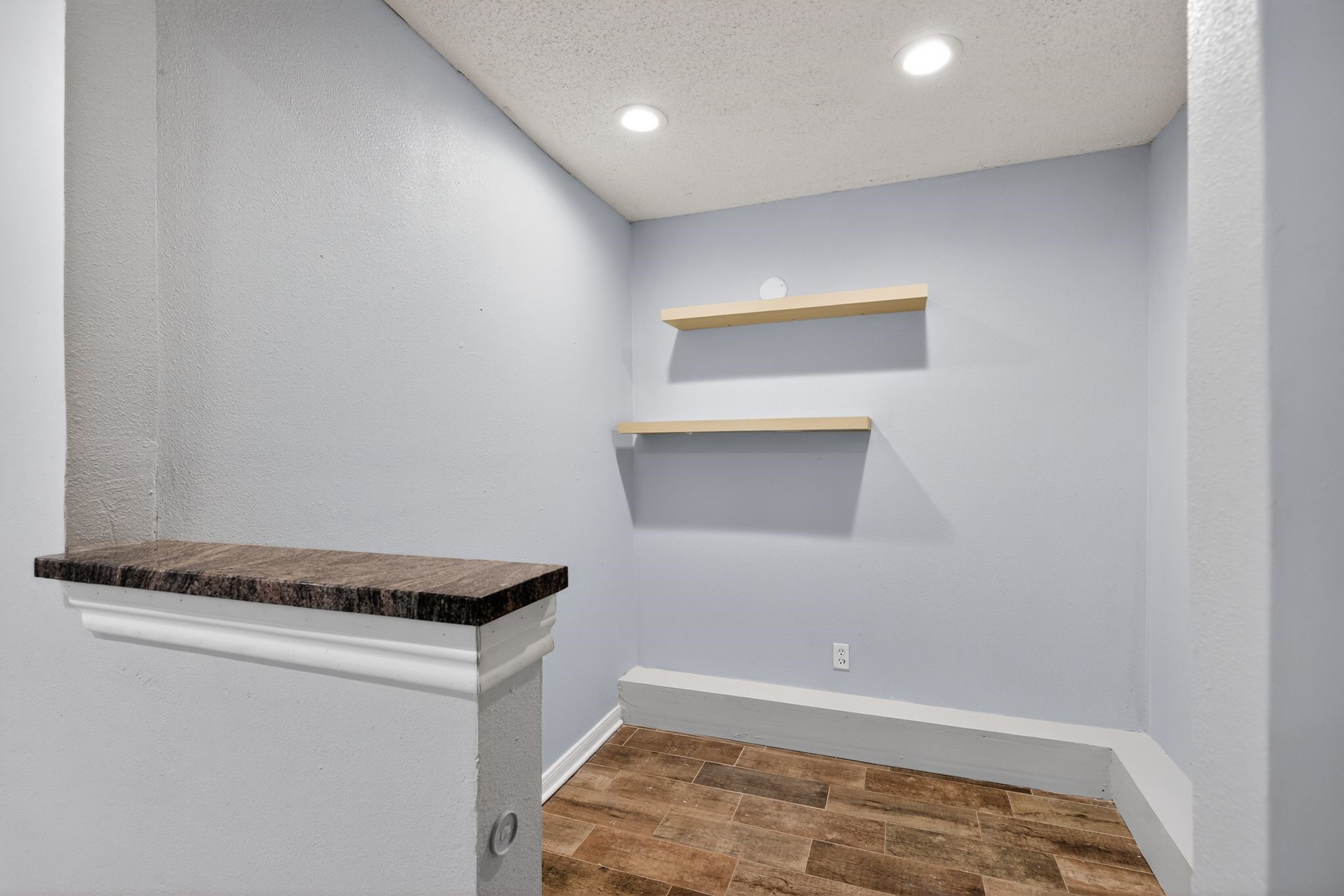 918 Long Prairie Drive Katy, TX 77450 - Photo 2 of 30 a bathroom with a sink and a mirror