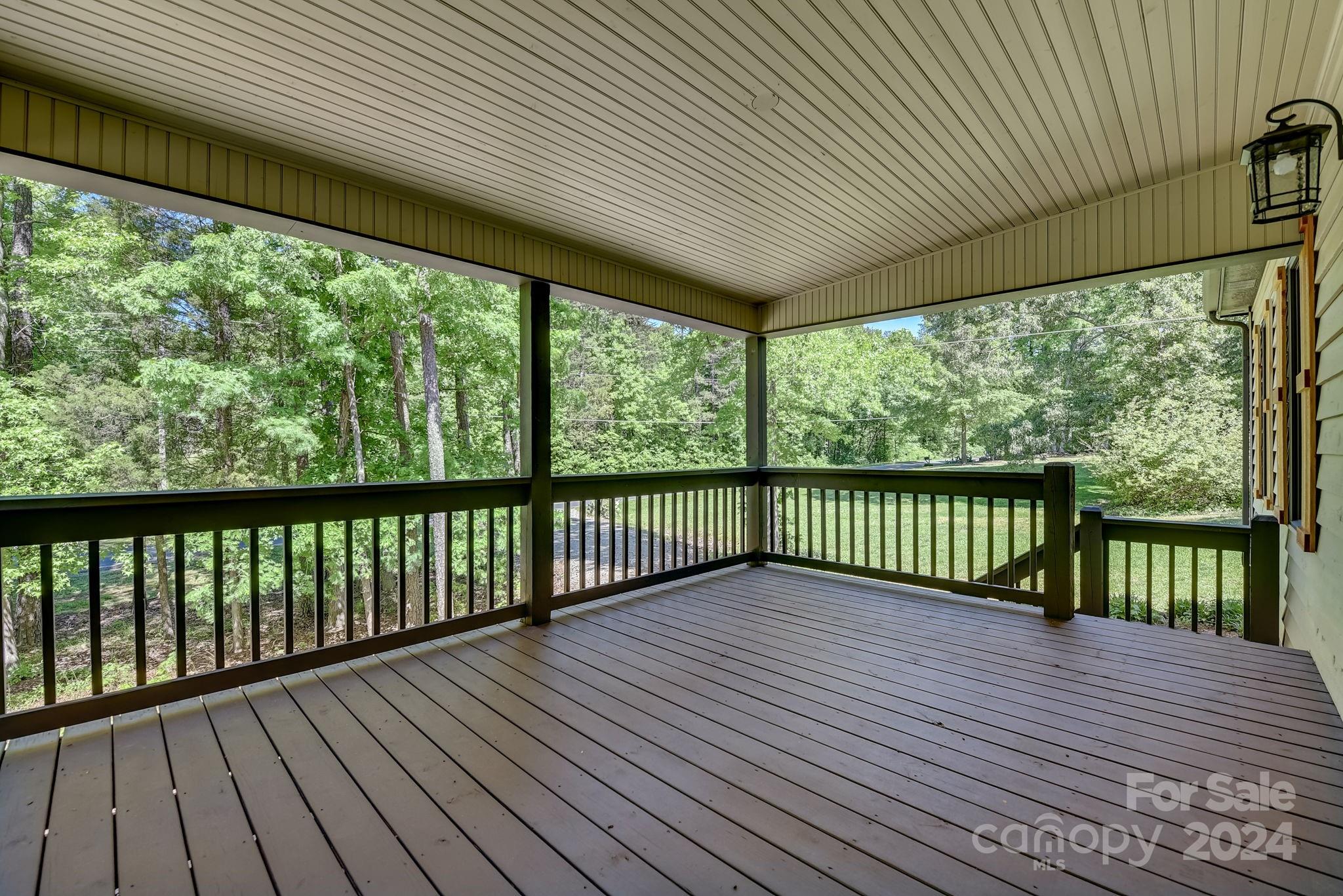 16218 Barbee Road Stanfield, NC 28163 - Photo 35 of 48 a view of a wooden deck