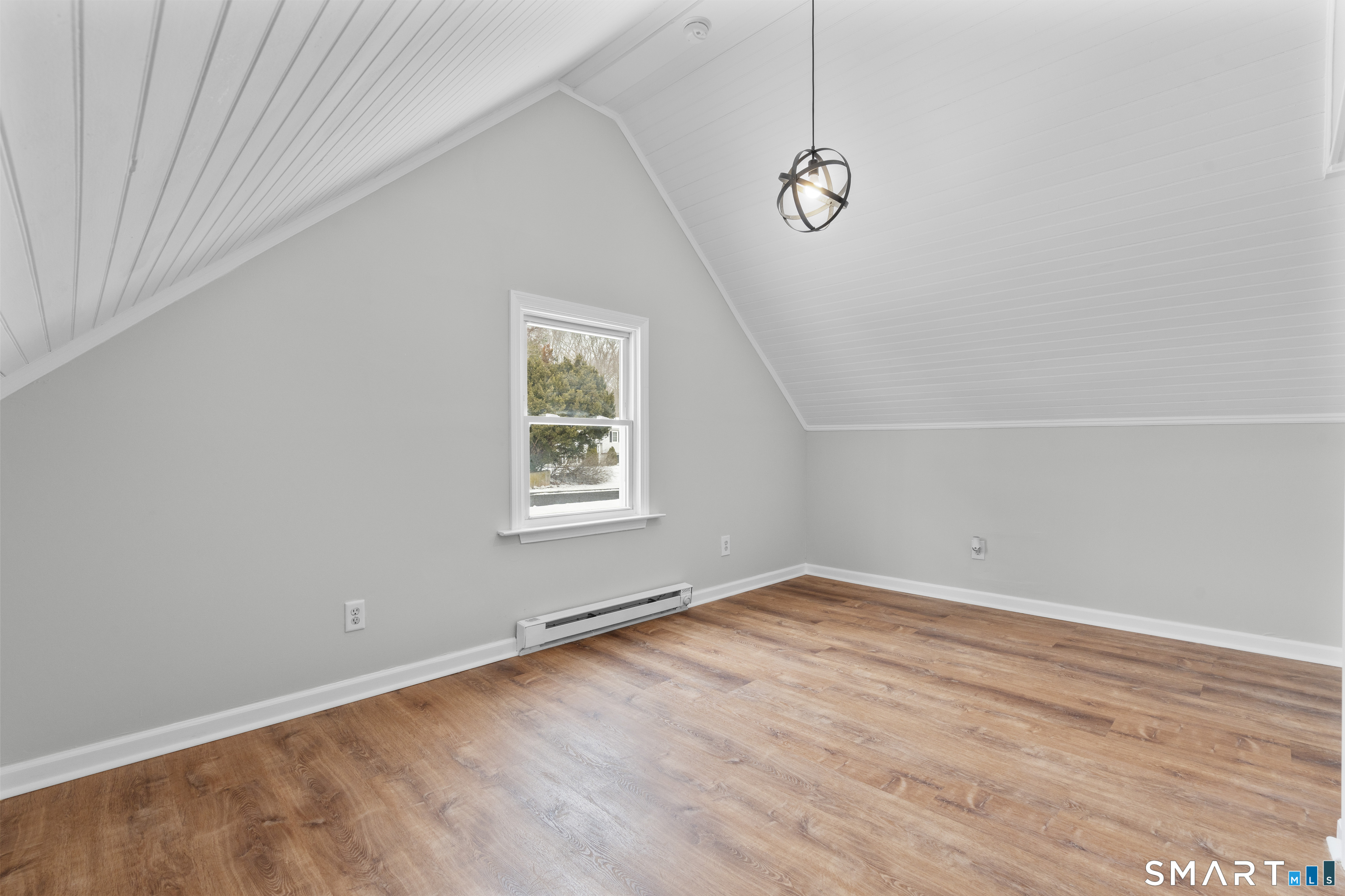 244 Curtiss Street Southington, CT 06489 - Photo 27 of 37 wooden floor in an empty room with a window