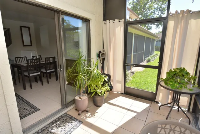 a view of balcony and patio