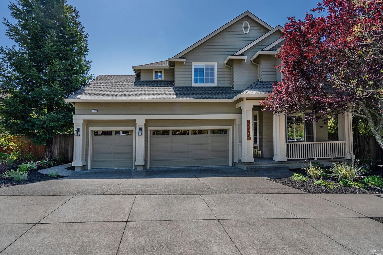 5904 Featherlight Place Santa Rosa, CA 95409 - Photo 1 of 1 a front view of a house with yard