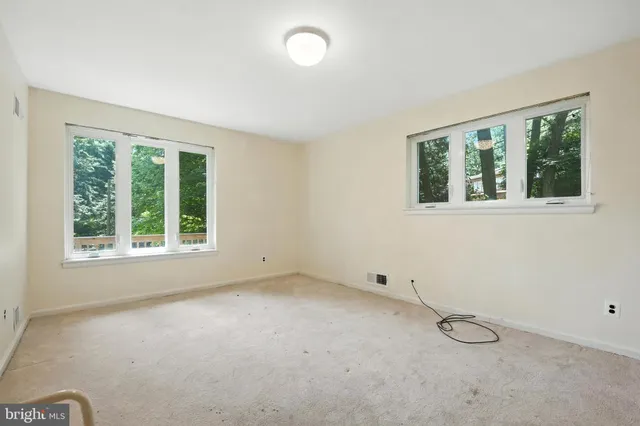 a view of room with window