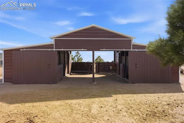 a house with a outdoor space