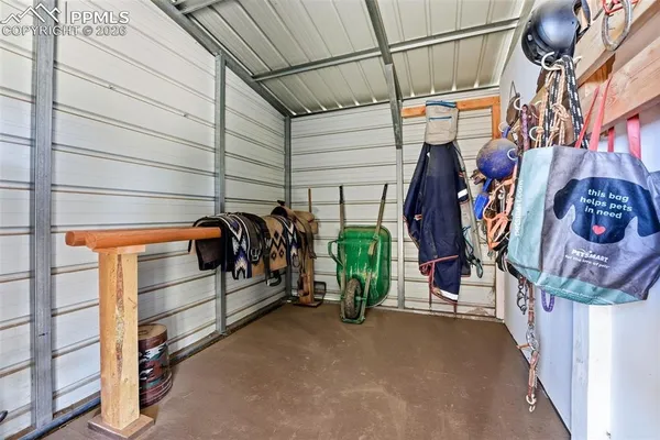 a view of storage and utility room