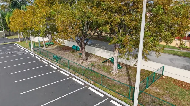 a view of an outdoor space and deck