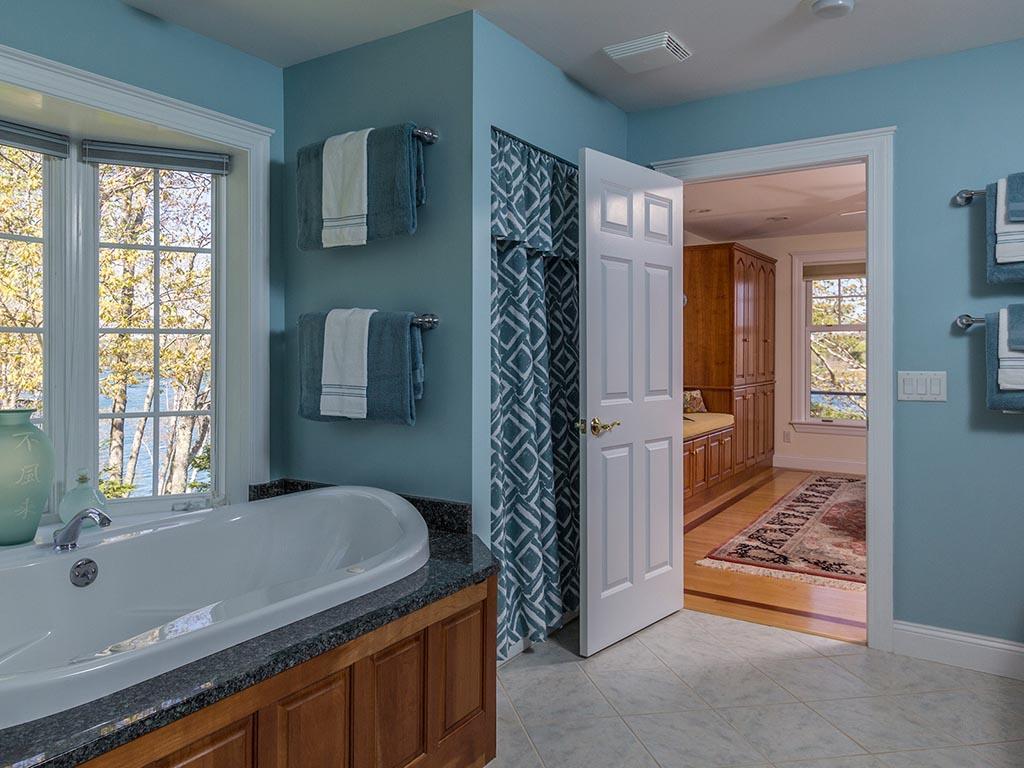 187 Farnham Point Road Boothbay, ME 04544 - Photo 22 of 35 Luxurious master bath connects to...
