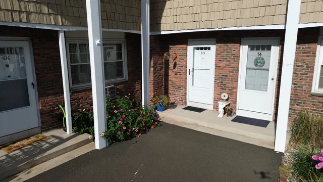 a view of a house with a outdoor space