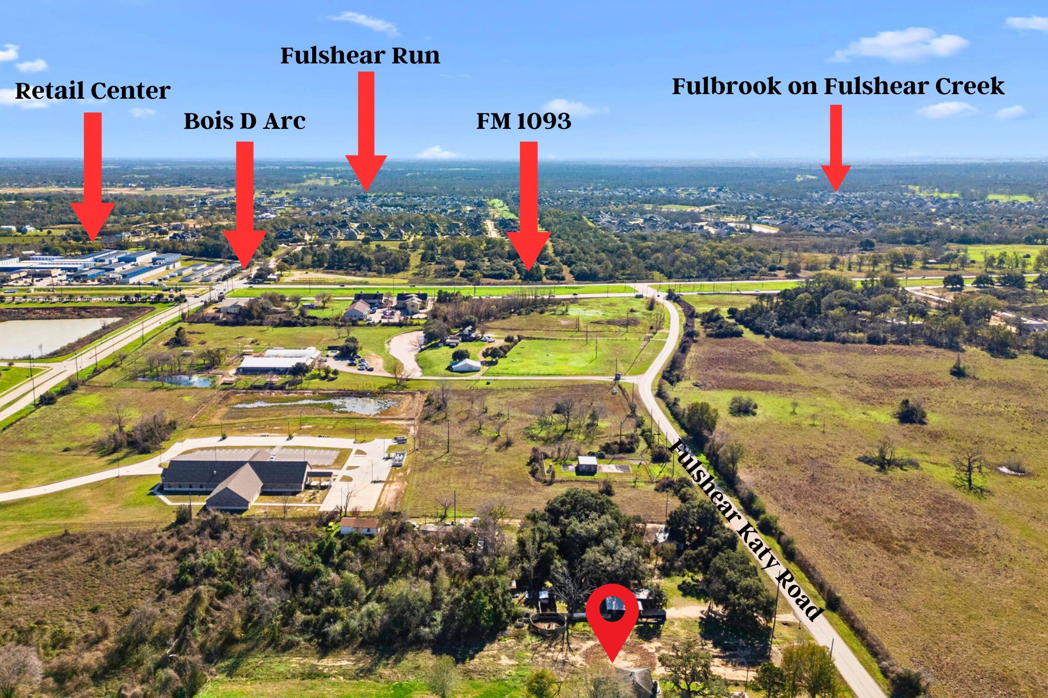 7417 Fulshear Katy Road Fulshear, TX 77441 - Photo 8 of 13 a view of a swimming pool with a yard and plants