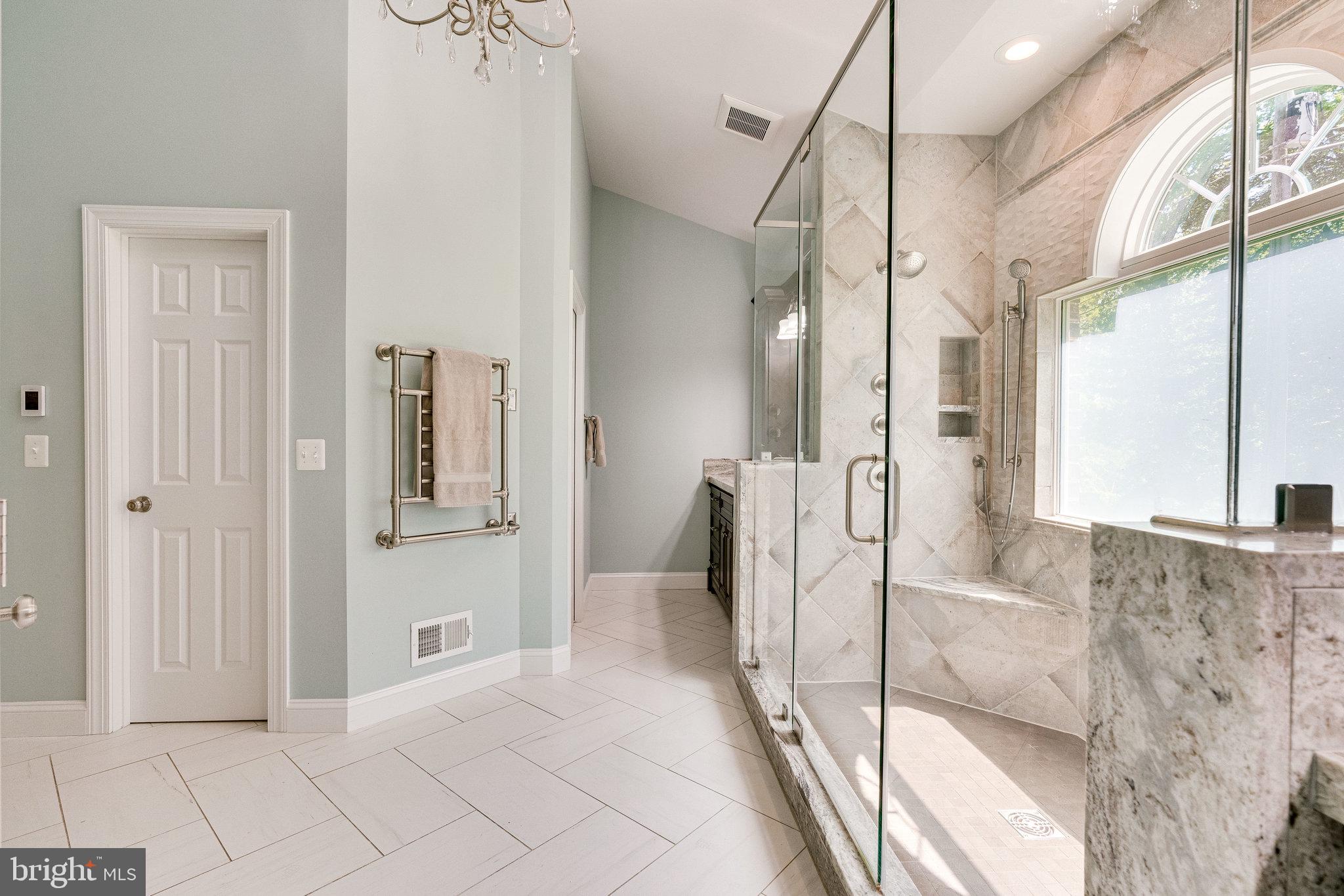 7802 Creekside View Lane Springfield, VA 22153 - Photo 52 of 107 Heated floors & heated towel holder.