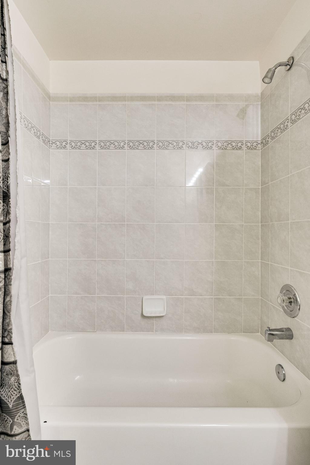 7802 Creekside View Lane Springfield, VA 22153 - Photo 89 of 107 a bathroom with a shower and a bath tub