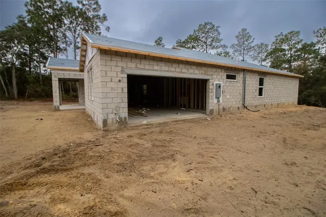 a house with a outdoor space
