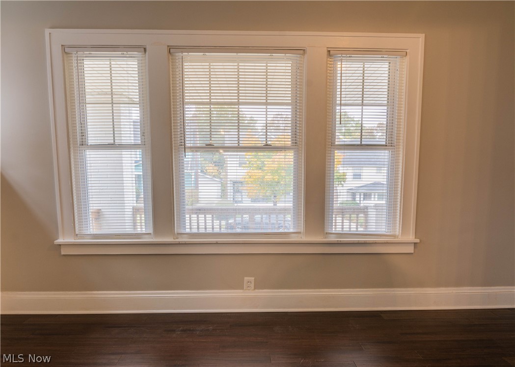 So many opportunities for natural light in the Living room.
