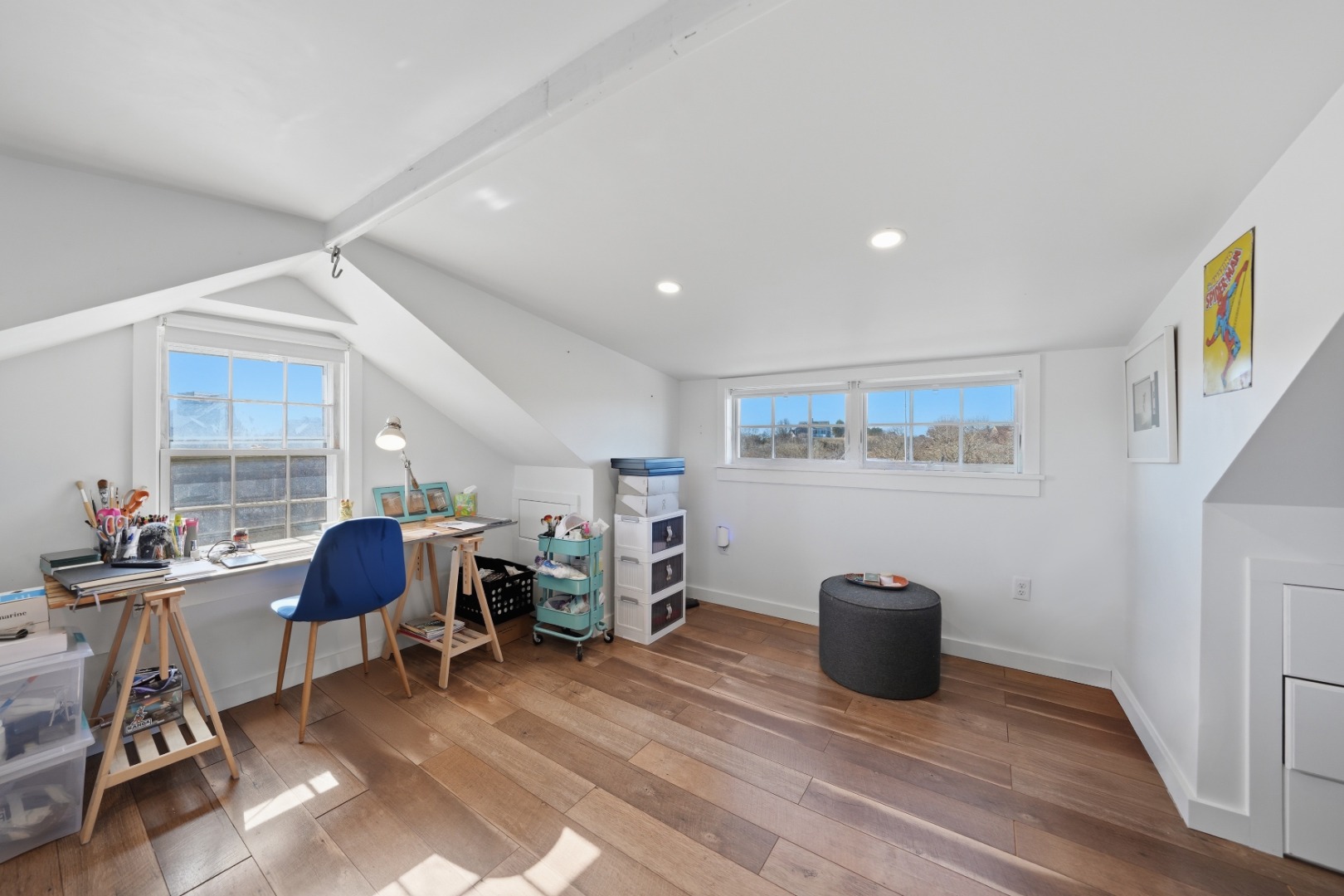 1 H Street Nantucket, MA 02554 - Photo 11 of 18 a workspace with furniture and a gate