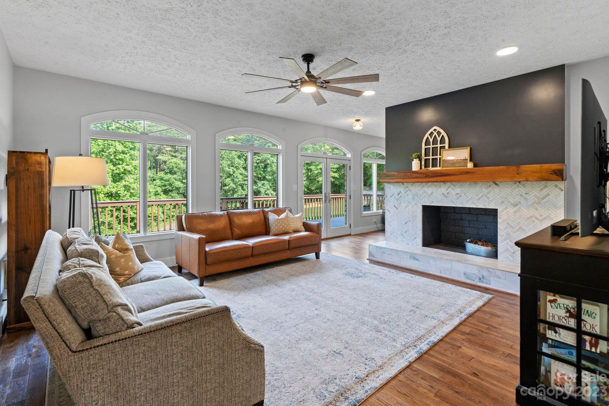 1807 David Drive Shelby, NC 28150 - Photo 11 of 37 a living room with furniture and a fireplace