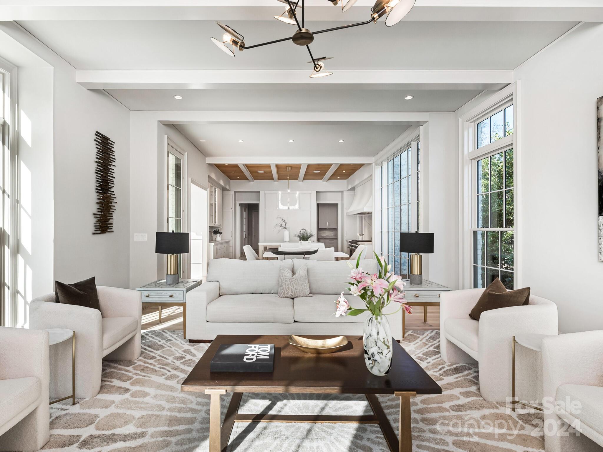 2215 Ferncliff Road Charlotte, NC 28211 - Photo 19 of 46 a living room with furniture and a large window