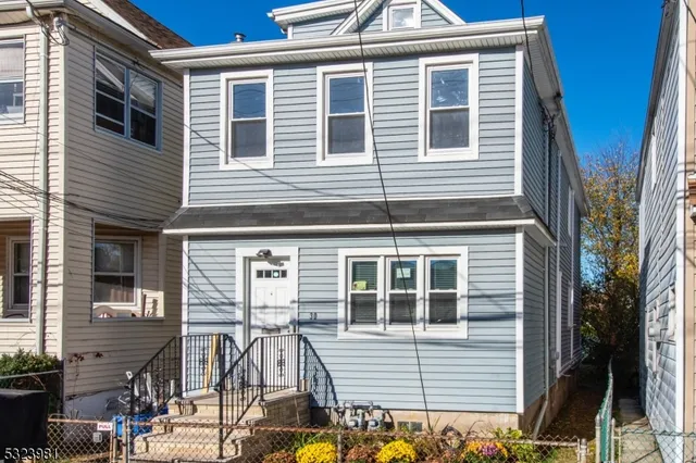 a view of a house with a balcony