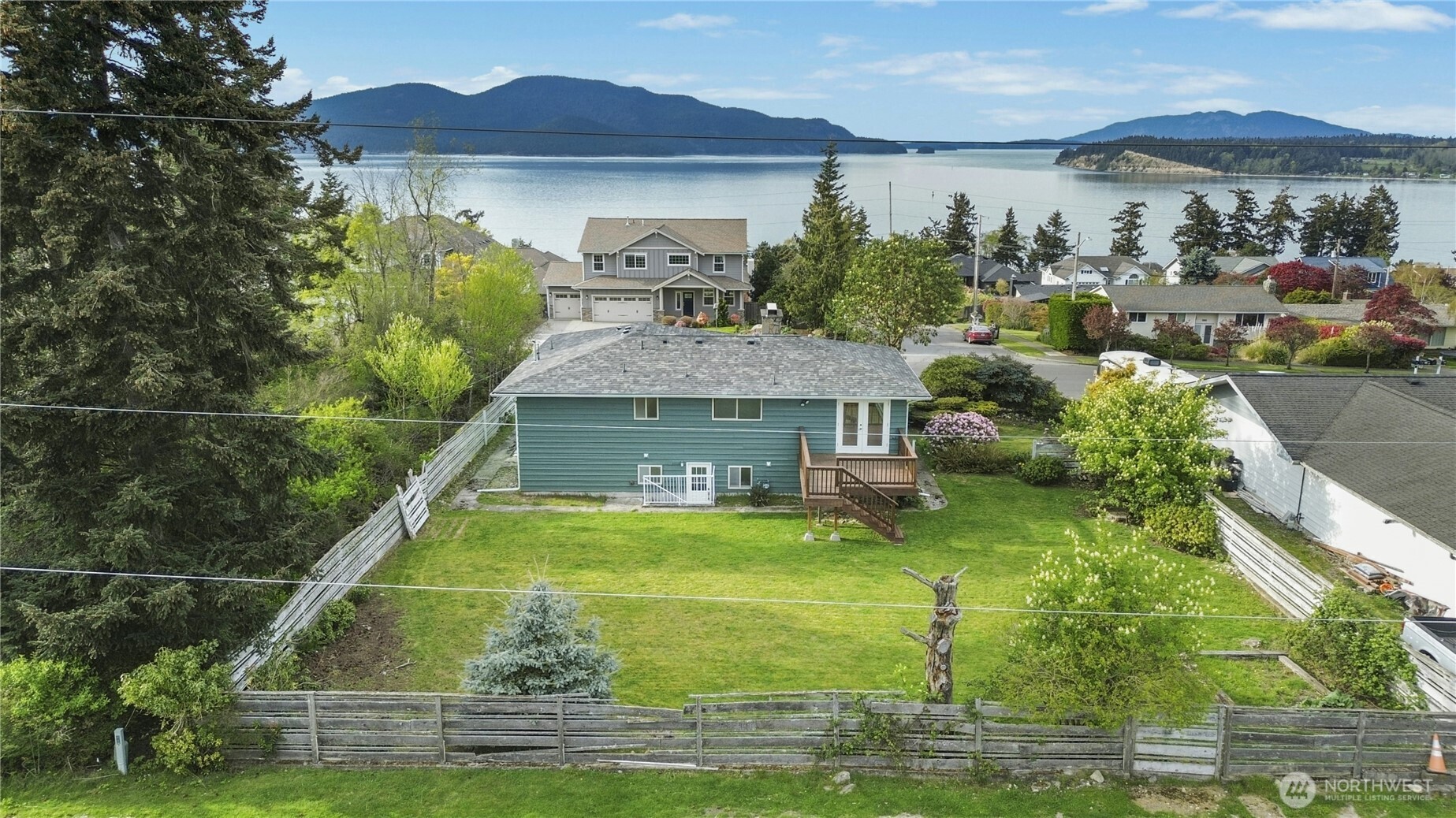 3501 West 3rd Street Anacortes, WA 98221 - Photo 27 of 28 a view of a house with a swimming pool
