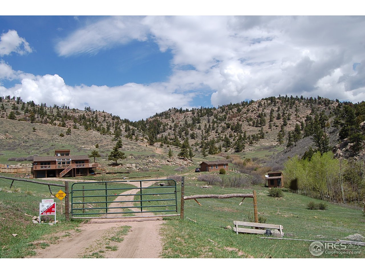 353 Gunslinger Road Livermore, CO 80536 - Photo 8 of 8 front gate