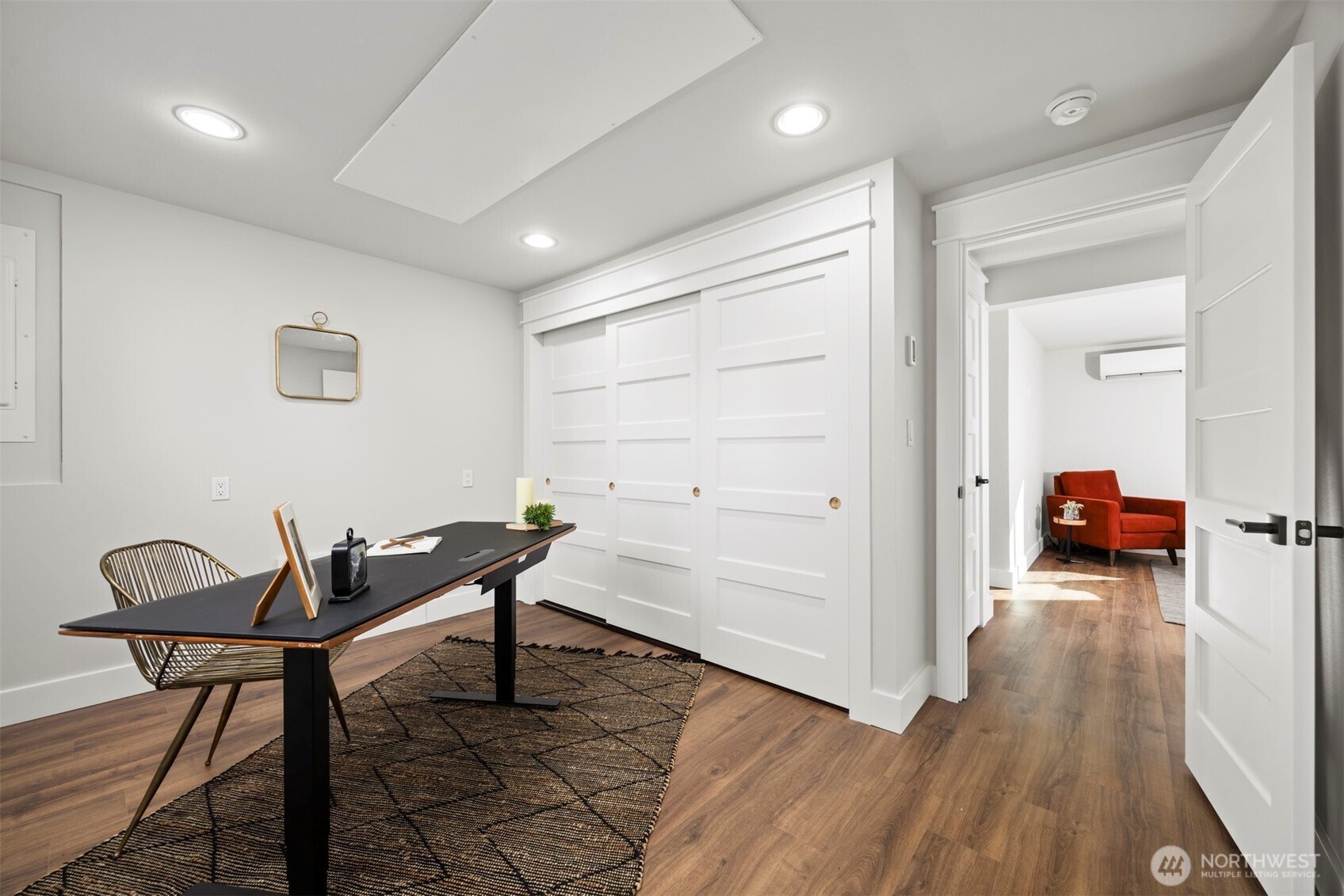 3505 East Smith Road Bellingham, WA 98226 - Photo 30 of 40 a living room with furniture and a wooden floor