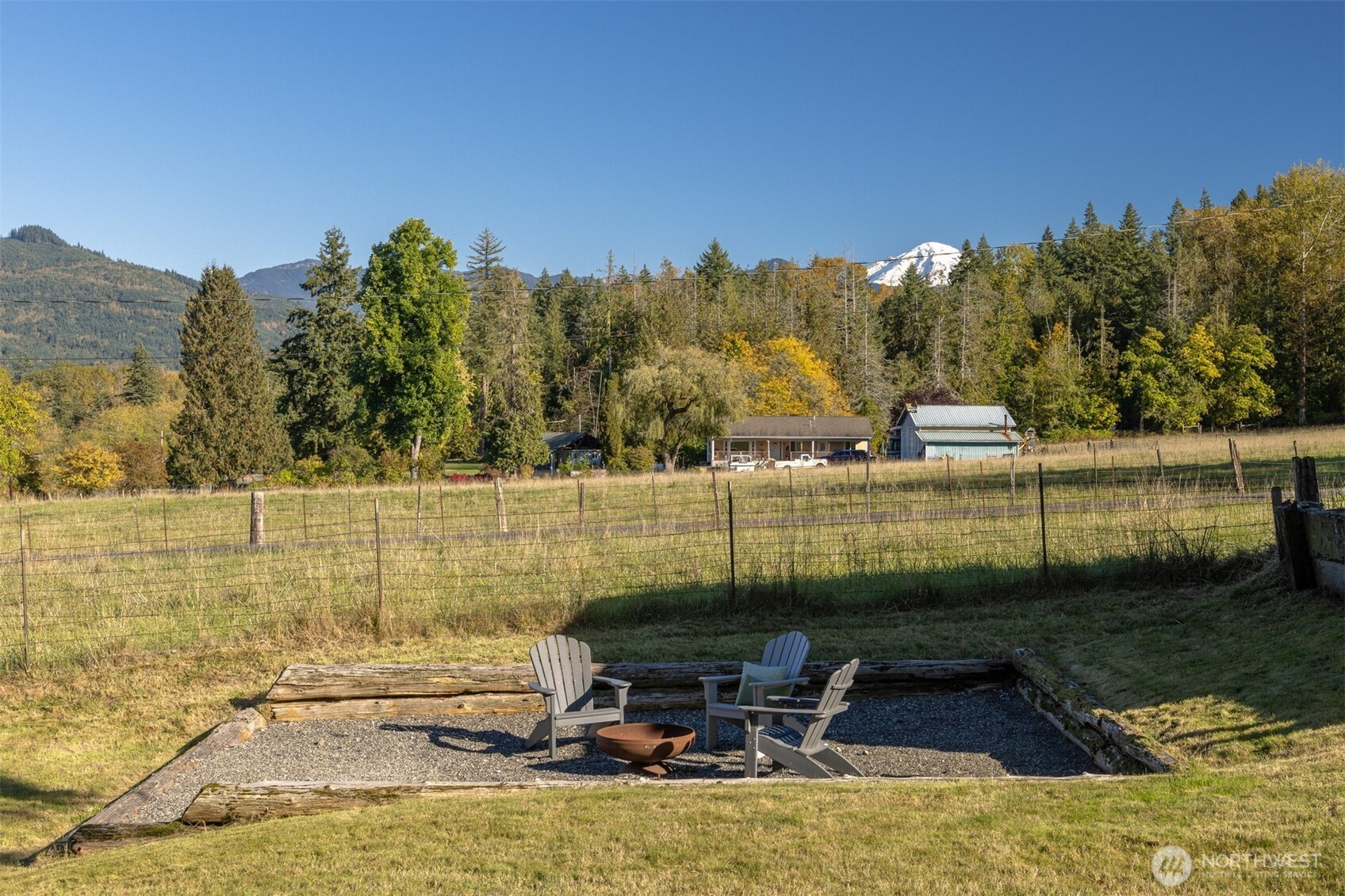 3505 East Smith Road Bellingham, WA 98226 - Photo 34 of 40 a view of a lake with a yard