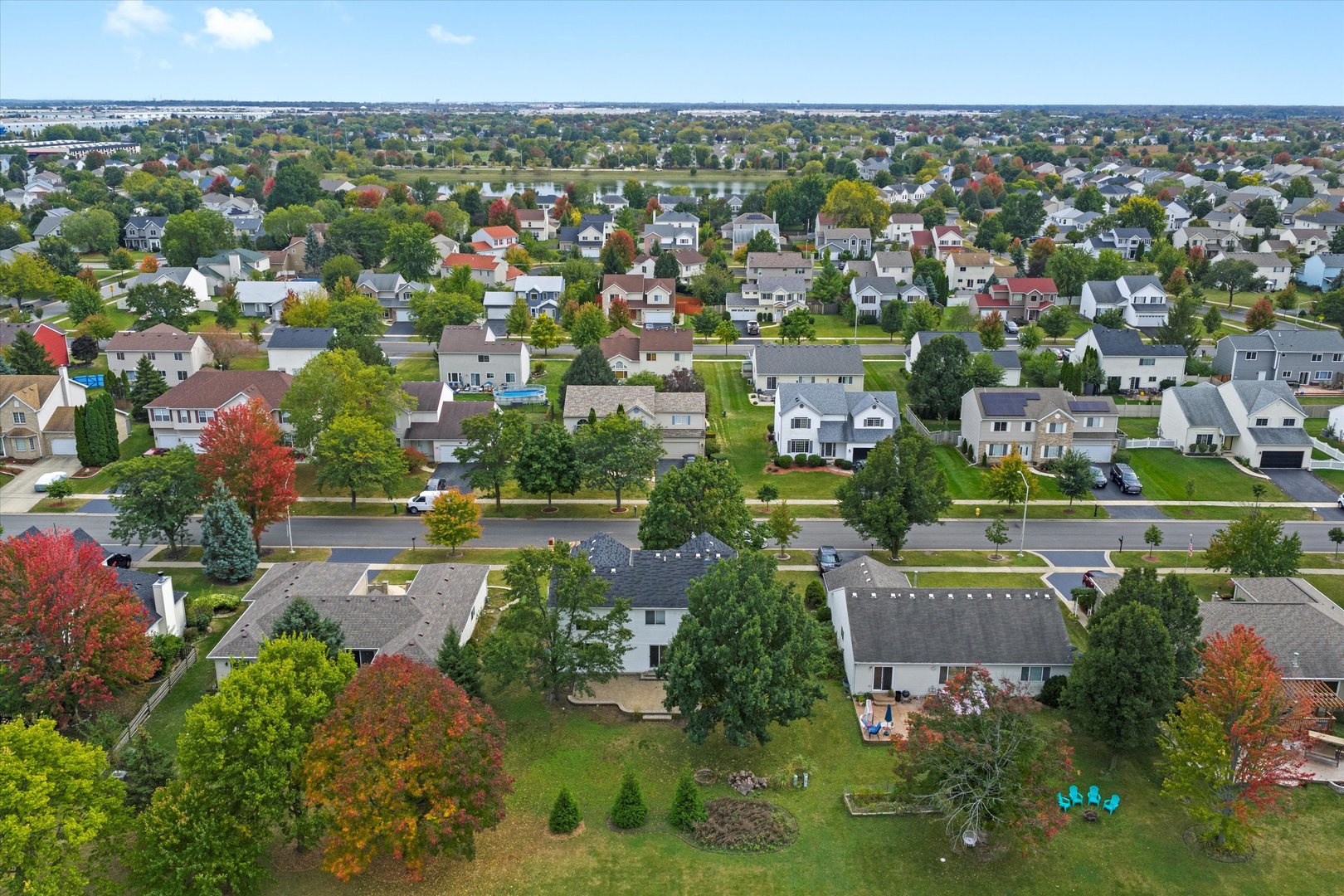 497 Pheasant Chase Drive Bolingbrook, IL 60490 - Photo 28 of 33 an aerial view of a city