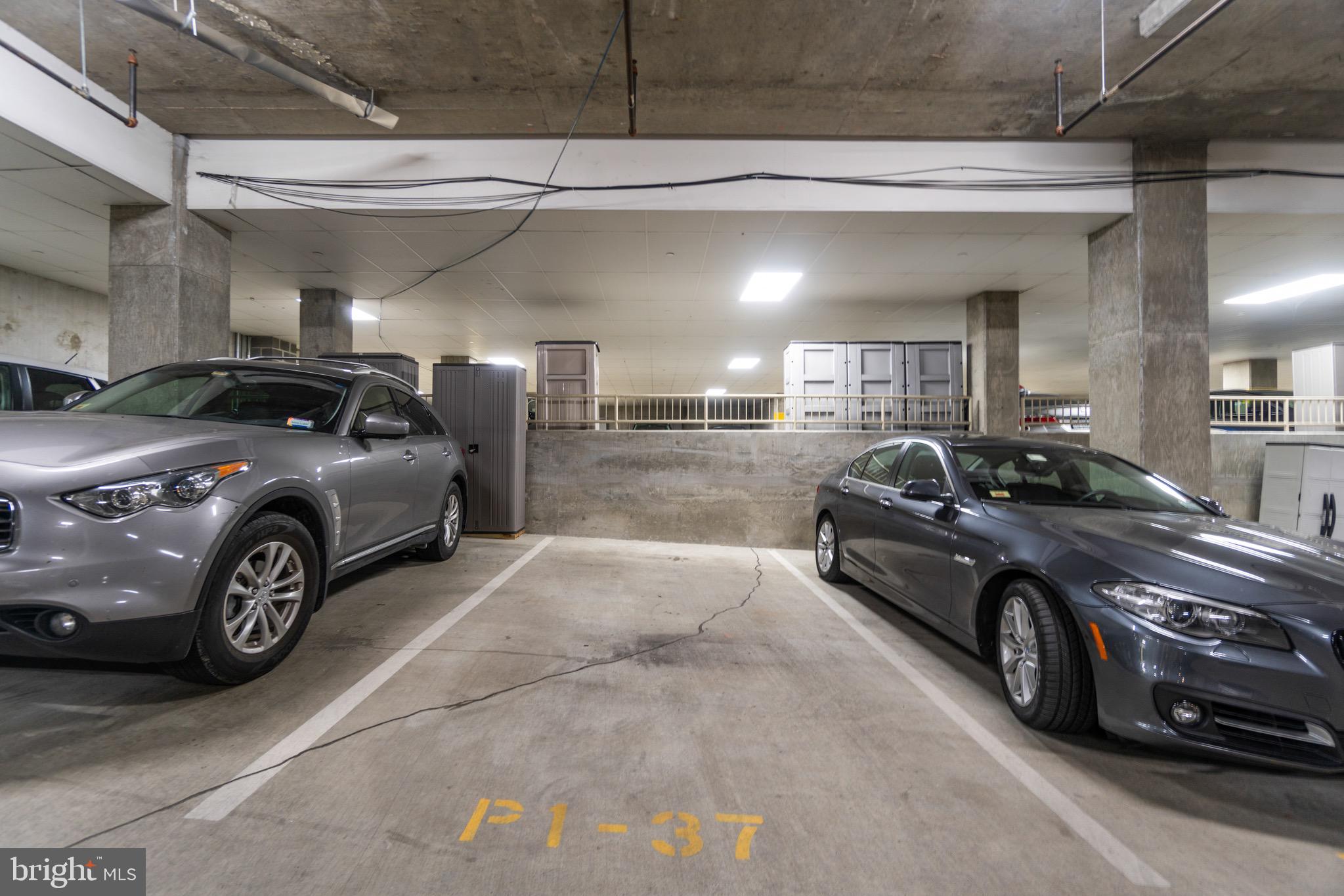 1025 First Street Southeast, Unit 1010 Washington, DC 20003 - Photo 29 of 36 a view of a cars parking space