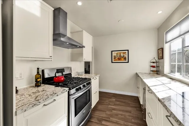 a living room with a couch and a table