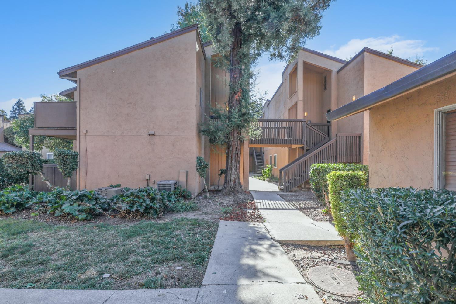 4332 Pacific Avenue, Unit 25 Stockton, CA 95207 - Photo 4 of 38 a view of a backyard with potted plants