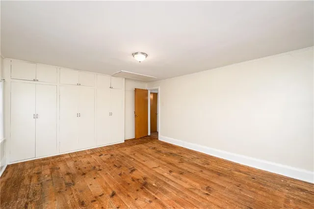 a view of empty room