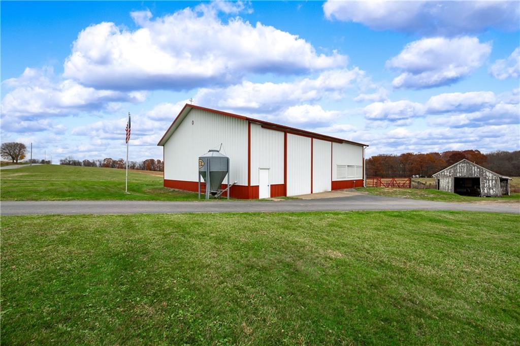 1080 Breakneck Bridge Road Portersville, PA 16051 - Photo 33 of 45 a view of a backyard with sitting area
