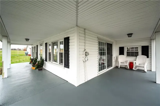 a view of car garage