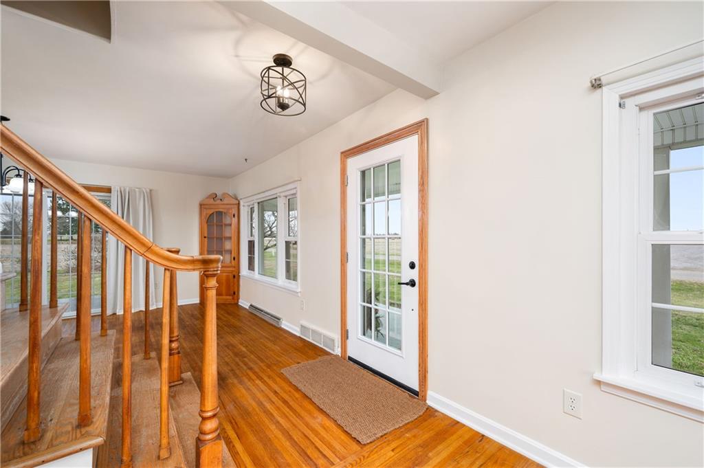 1080 Breakneck Bridge Road Portersville, PA 16051 - Photo 9 of 45 a view of an entryway with wooden floor