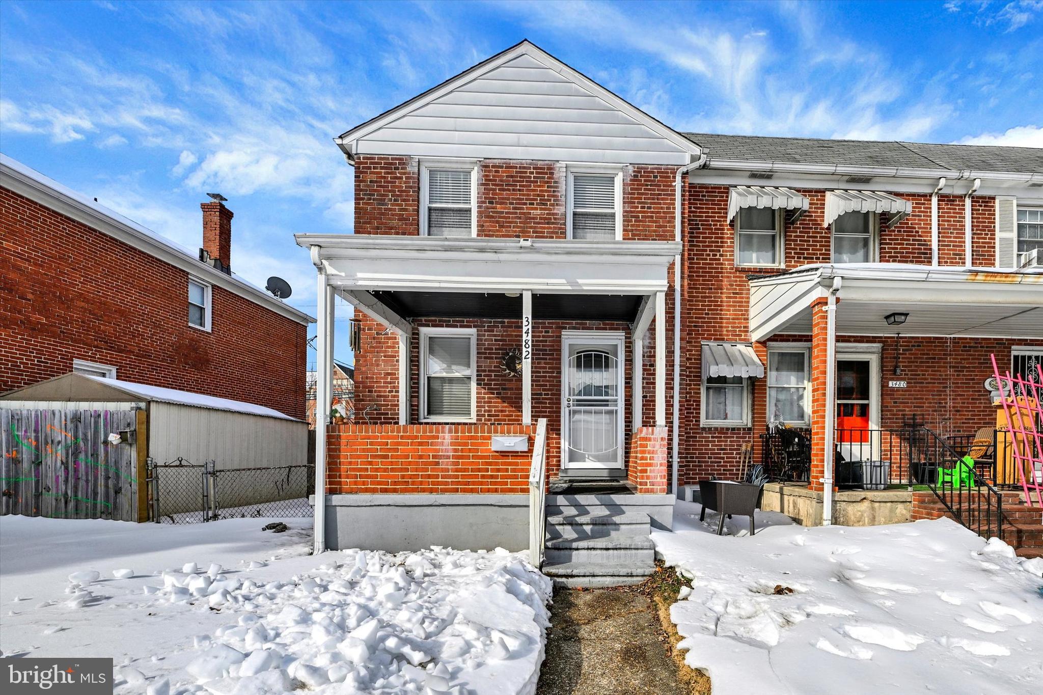 3482 Dunhaven Road Dundalk, MD 21222 - Photo 2 of 33 a front view of a house