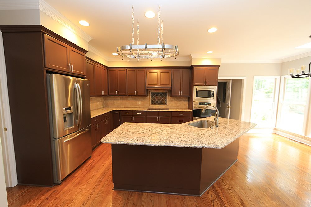 9001 Hemingwood Court Raleigh, NC 27613 - Photo 10 of 25 another view of the kitchen. Great space for entertaining Kitchen
