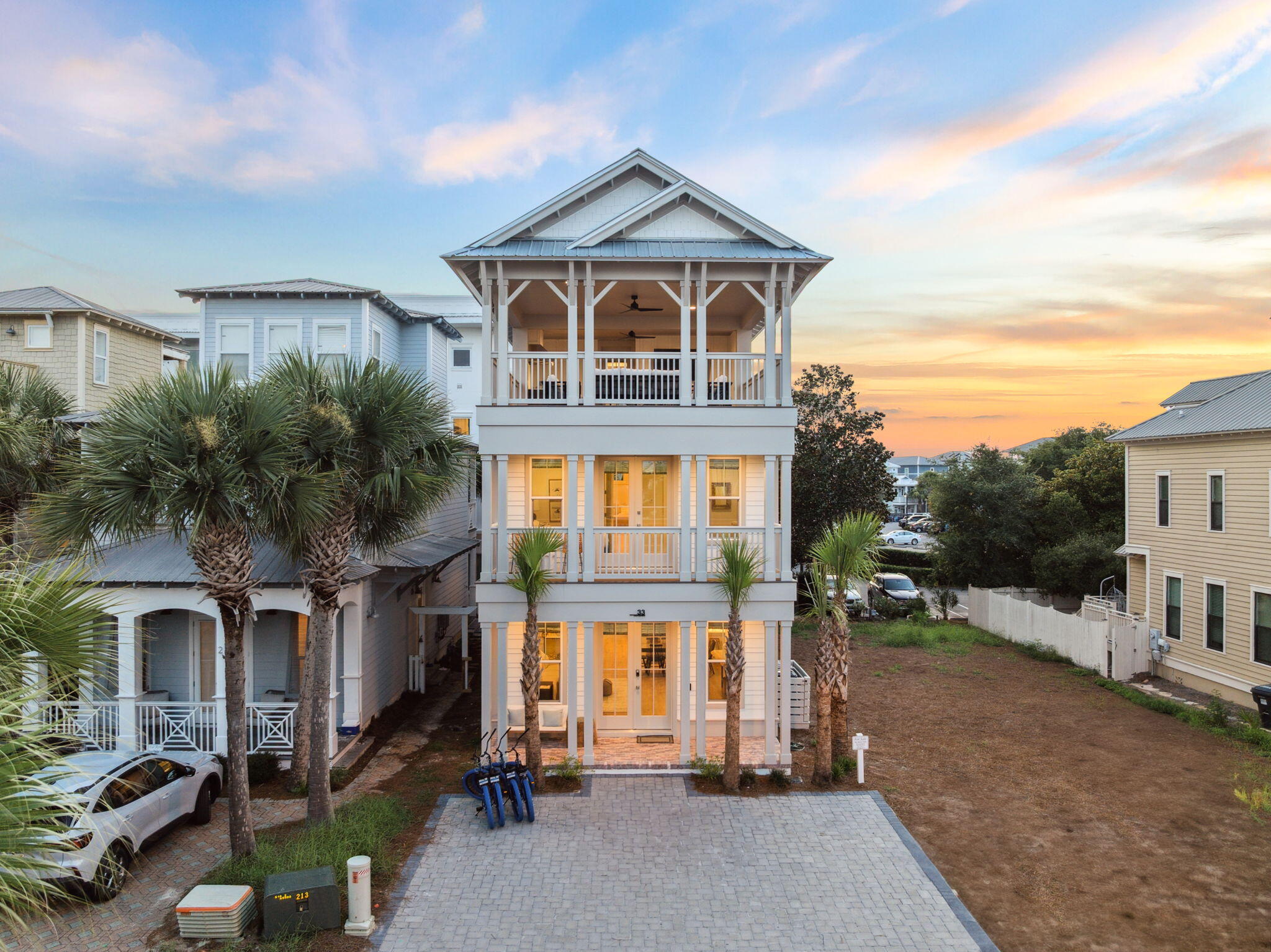 33 Sand Flea Dr Inlet Beach Inlet Beach, FL 32461 - Photo 2 of 56 a front view of a house with a yard