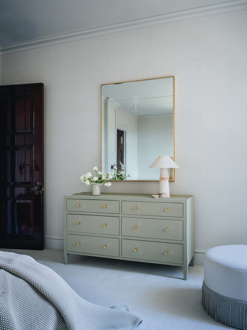 65 East Goethe Street, Unit 4E Chicago, IL 60610 - Photo 35 of 45 a spacious bathroom with a double vanity sink and a mirror