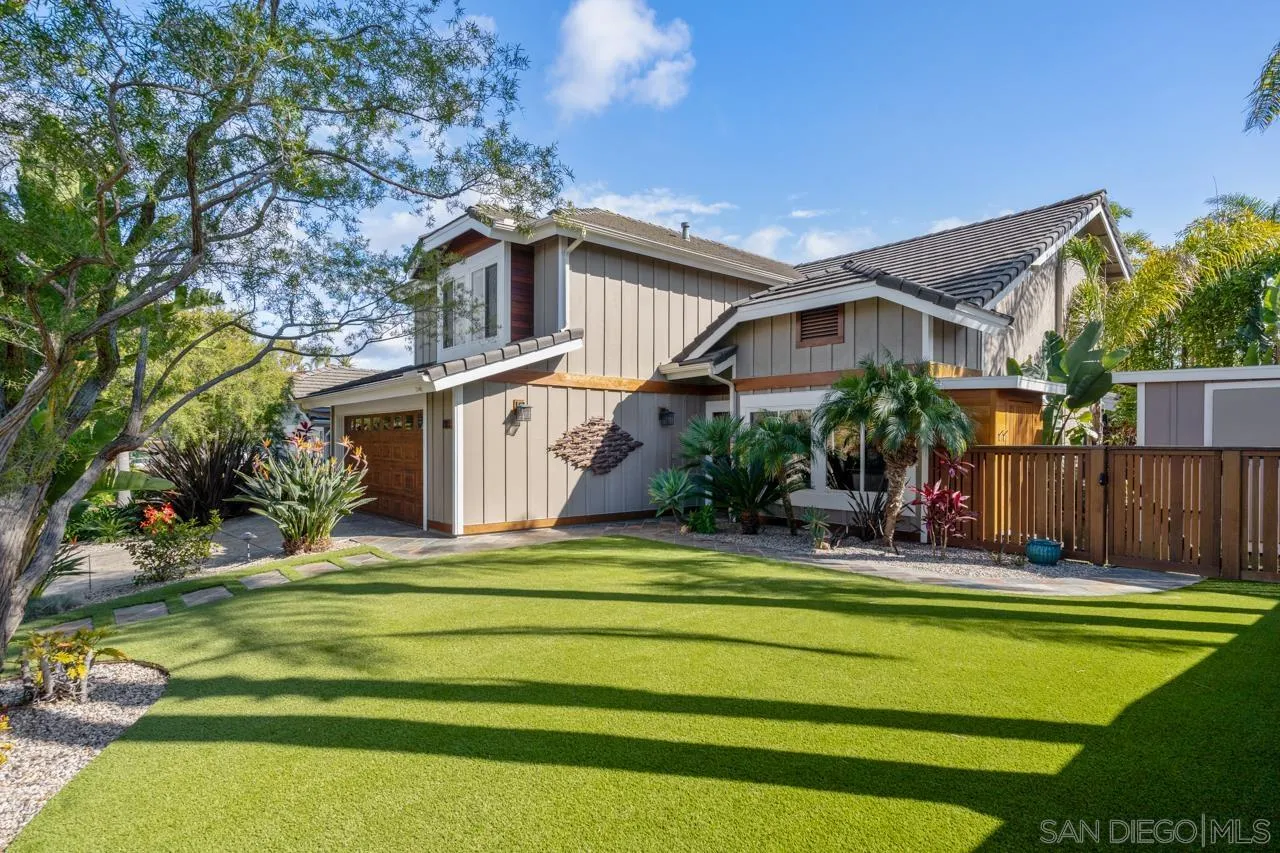 1815 Hawk View Drive Encinitas, CA 92024 - Photo 47 of 51 a view of a house with a swimming pool