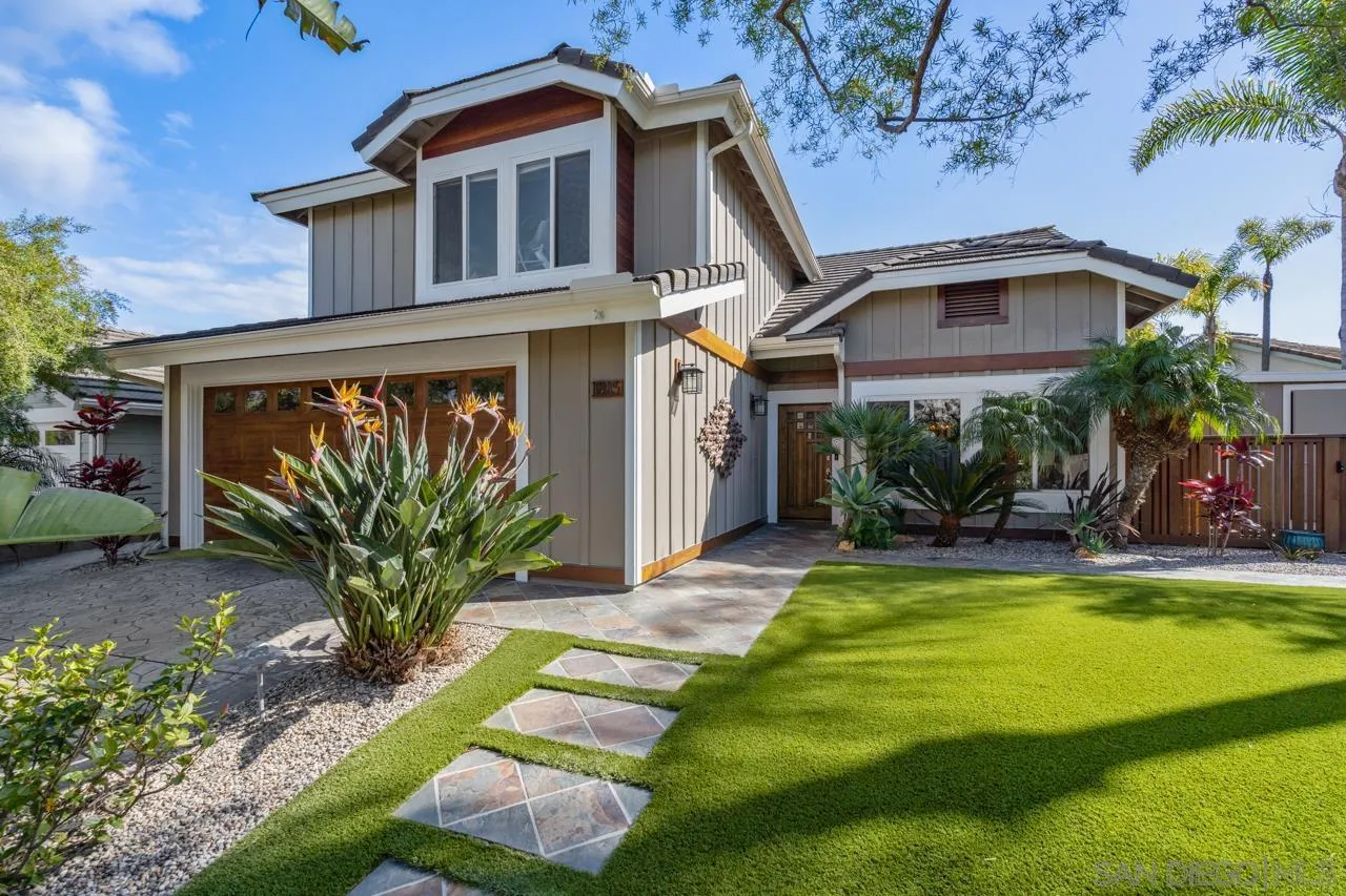 1815 Hawk View Drive Encinitas, CA 92024 - Photo 48 of 51 a view of a house with a swimming pool
