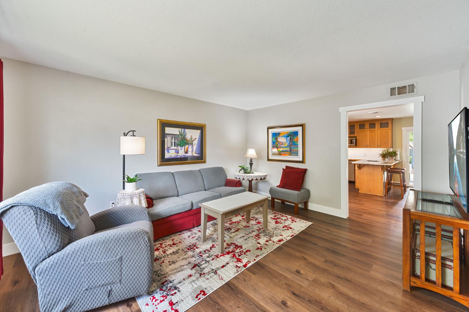 5422 Earnell Street Carmichael, CA 95608 - Photo 11 of 39 a living room with furniture and wooden floor