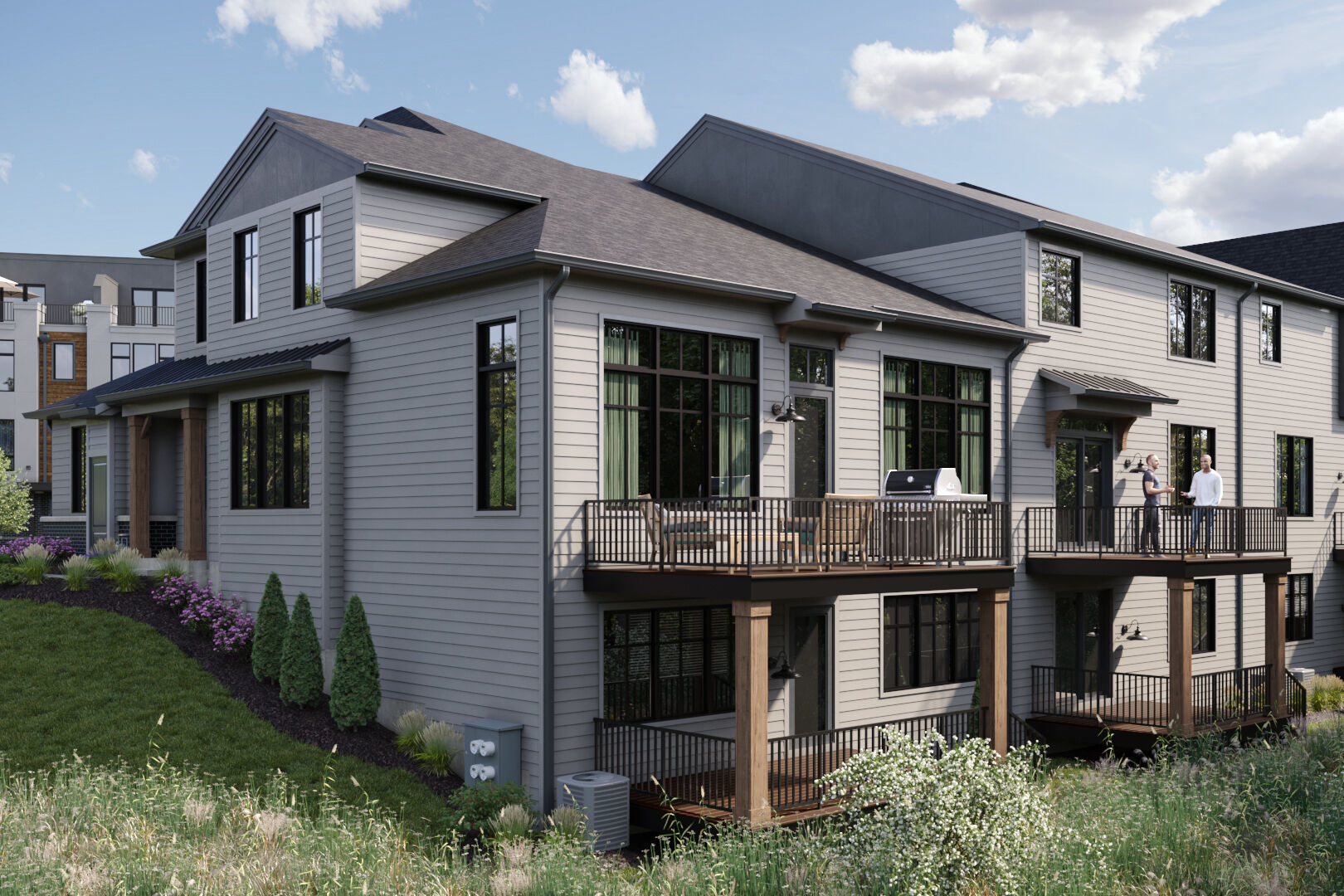 2024 Iron Ridge Lane Naperville, IL 60563 - Photo 14 of 14 a front view of a house with plants