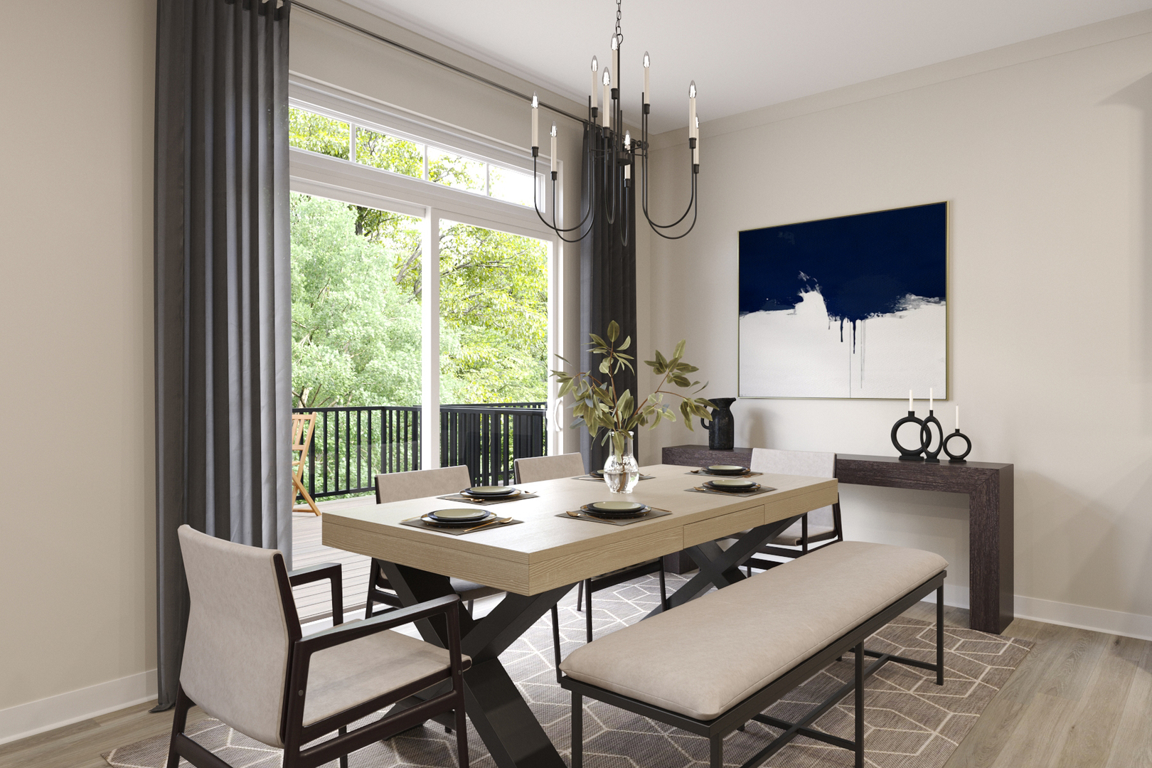 2024 Iron Ridge Lane Naperville, IL 60563 - Photo 6 of 14 a view of a dining room with furniture window and wooden floor