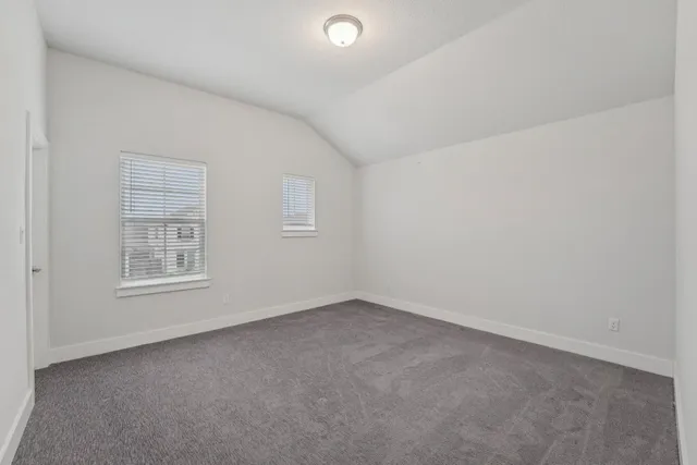 a small space with a white wall