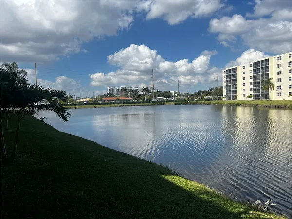 a view of a city with water view and a lake view
