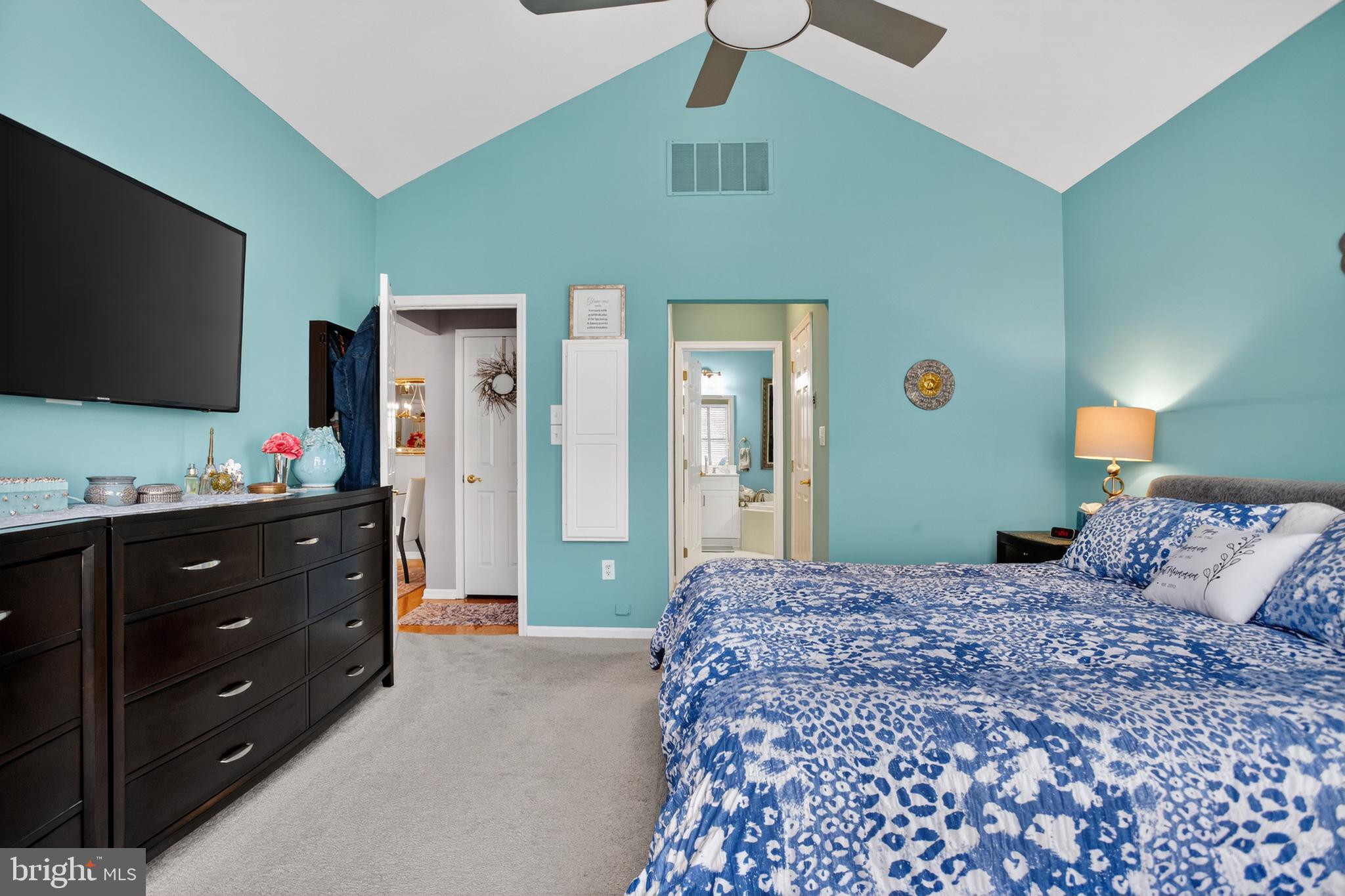 618 Bellflower Road Langhorne, PA 19047 - Photo 20 of 38 Cathedral Ceilings in Master Bedroom