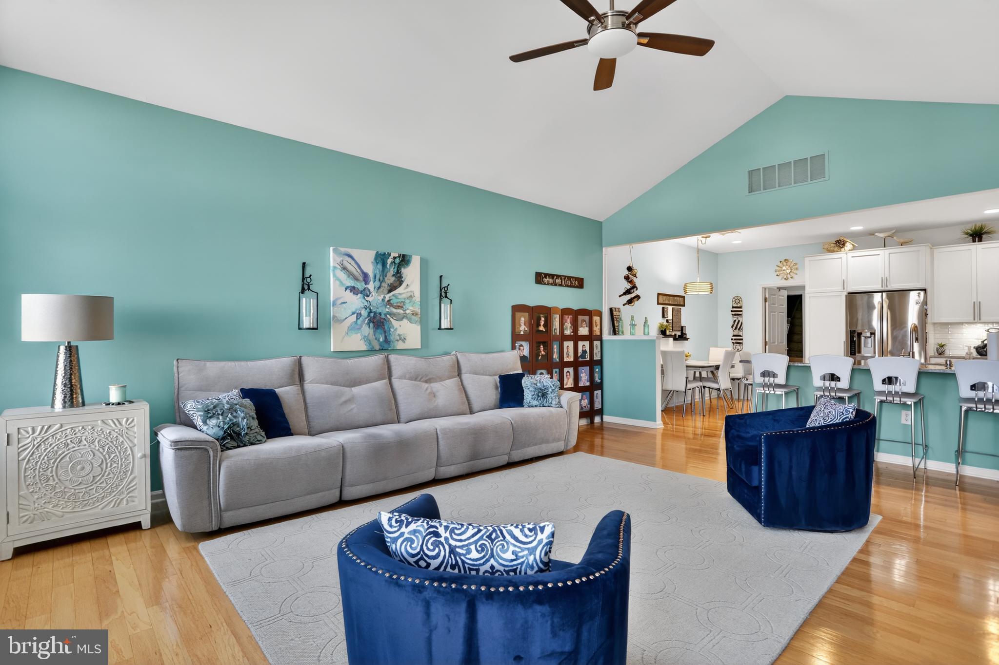 618 Bellflower Road Langhorne, PA 19047 - Photo 9 of 38 Vaulted Ceiling Family Room