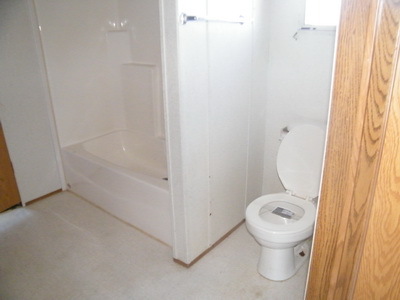 1043 Lick Ridge Road Northeast Check, VA 24072 - Photo 9 of 11 a white toilet sitting next to a small sink