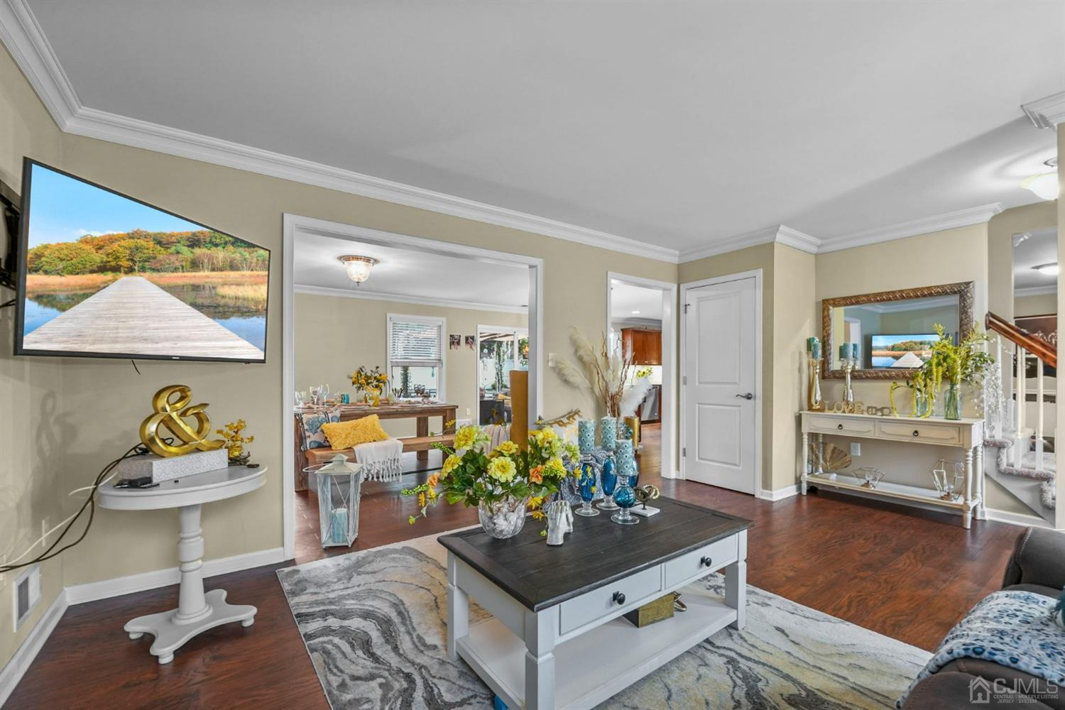 14 Baxter Road Edison, NJ 08817 - Photo 4 of 39 a living room with furniture and wooden floor