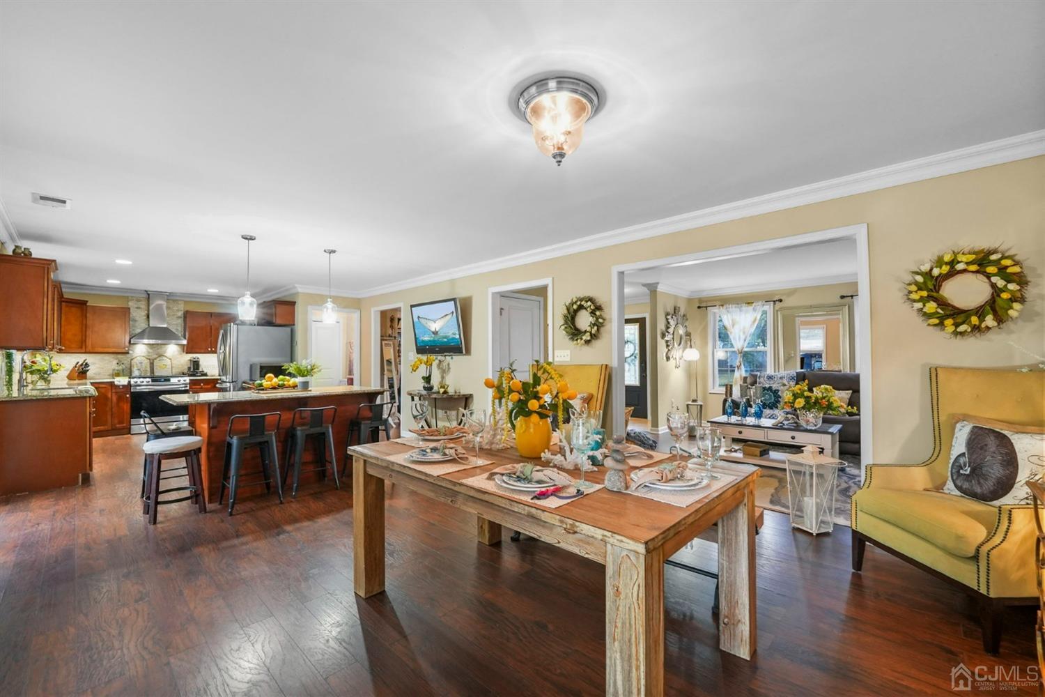 14 Baxter Road Edison, NJ 08817 - Photo 10 of 39 a view of a dining room with furniture window and wooden floor