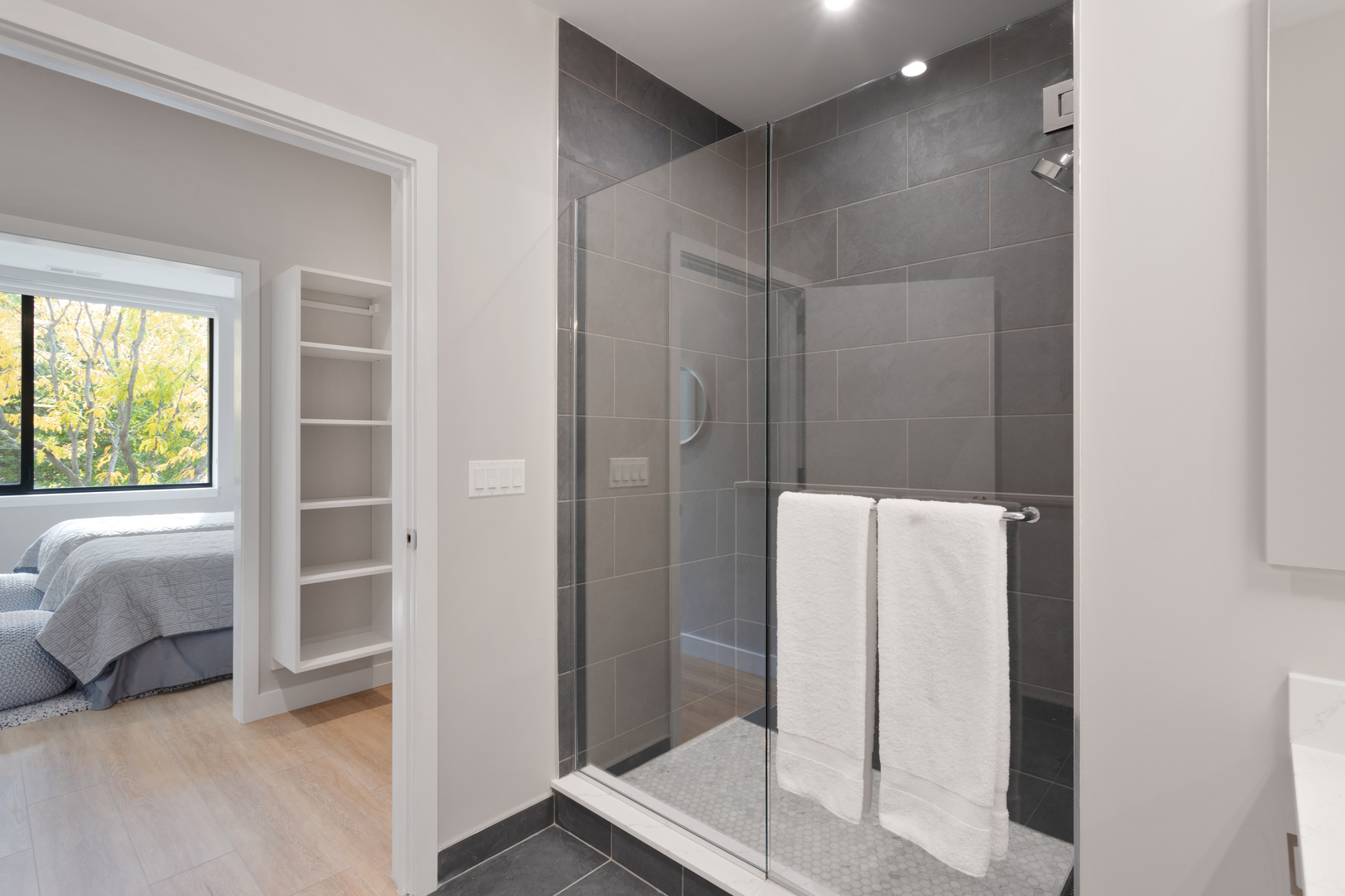 Undisclosed Address Chicago, IL 60618 - Photo 32 of 34 a bathroom with a tub and shower